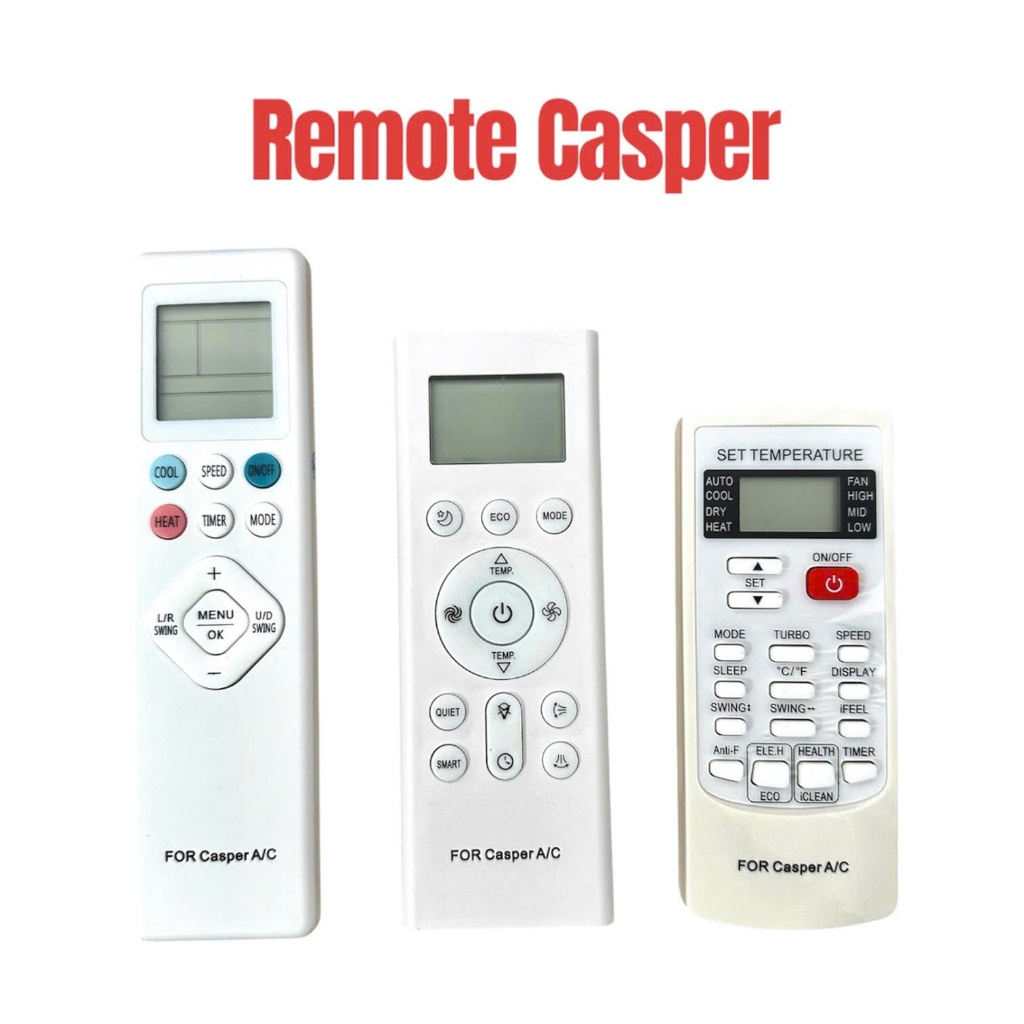 Remote điều khiển máy lạnh Casper đa dạng mẫu