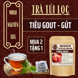 Trà Tiêu Gút (Gout) - Minh Nguyên - Đào Thải Axit Uric, Giảm Nguy Cơ Viêm Khớp Gout - Túi 50 Lọc