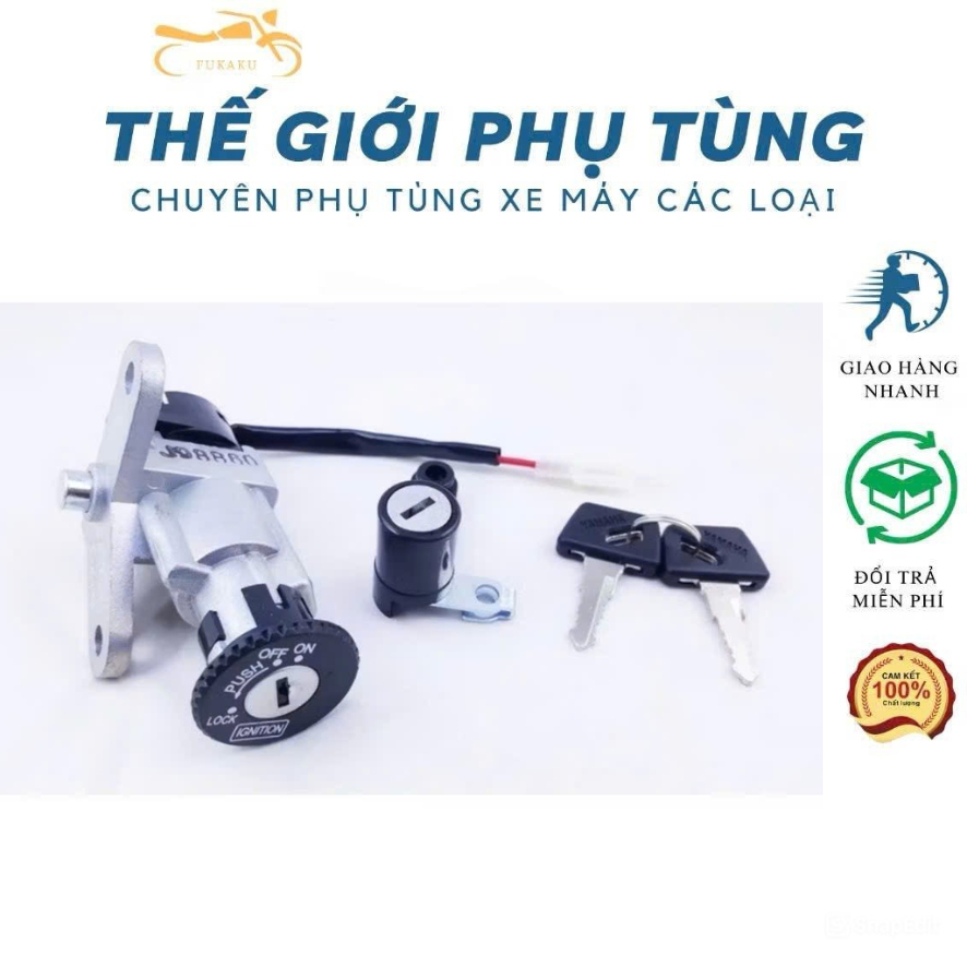 Bộ Ổ Khóa Xe Sirius Đời 2006 Đến 2014 Hàng Cao Cấp