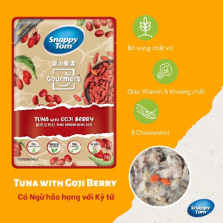 [THÙNG 24 GÓI] Pate Trái Cây Snappy Tom Gói 70g, Pate Snappy Tom Trái Cây, Hoa Quả Cho Mèo