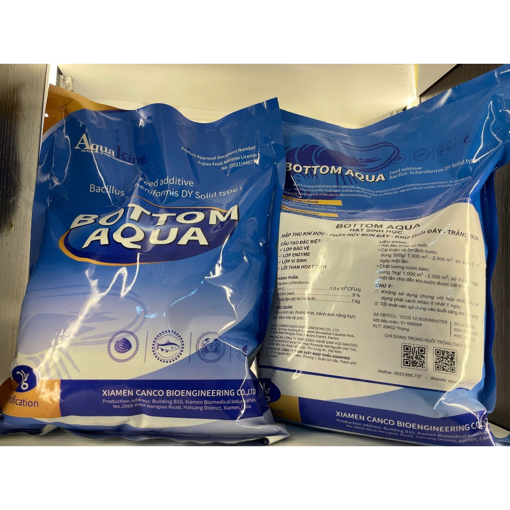 BOTTOM AQUA - VI SINH HẠT CHUYÊN XỬ LÝ ĐÁY AO