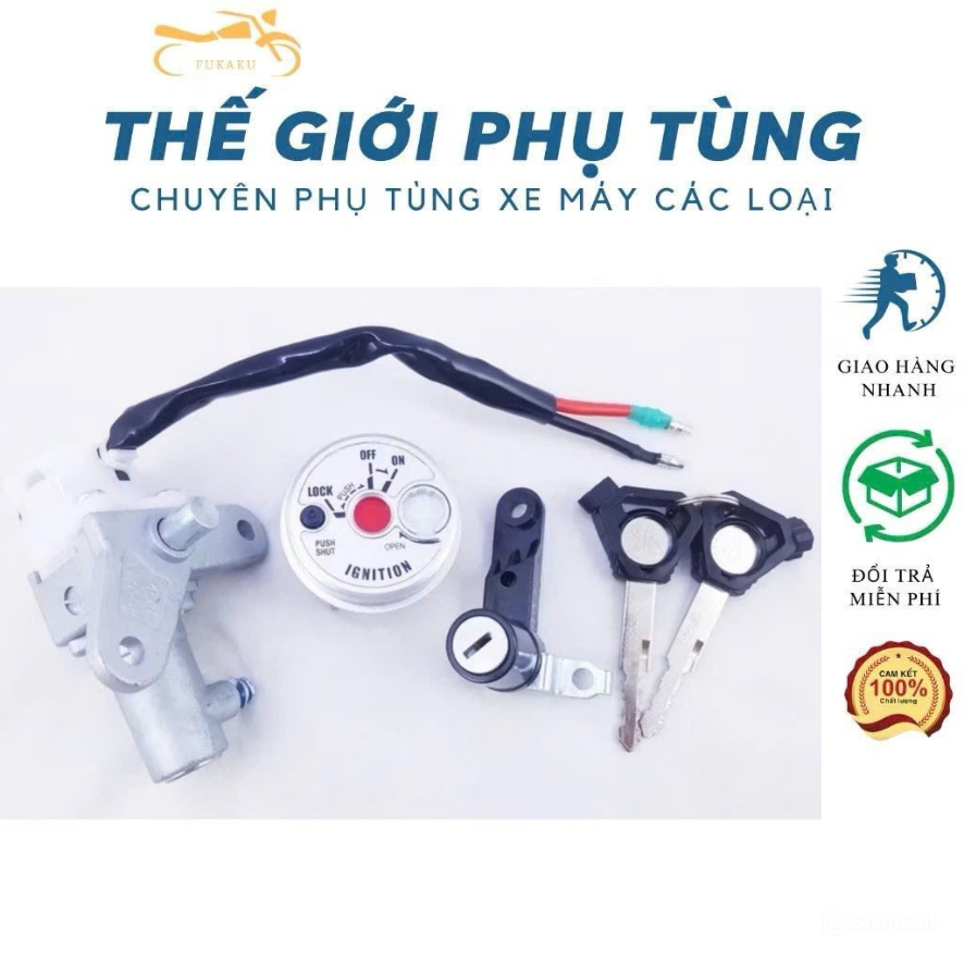 Bộ Ổ Khoá Xe Exciter 135 Đời 2011 Đến 2015 Hàng Cao Cấp