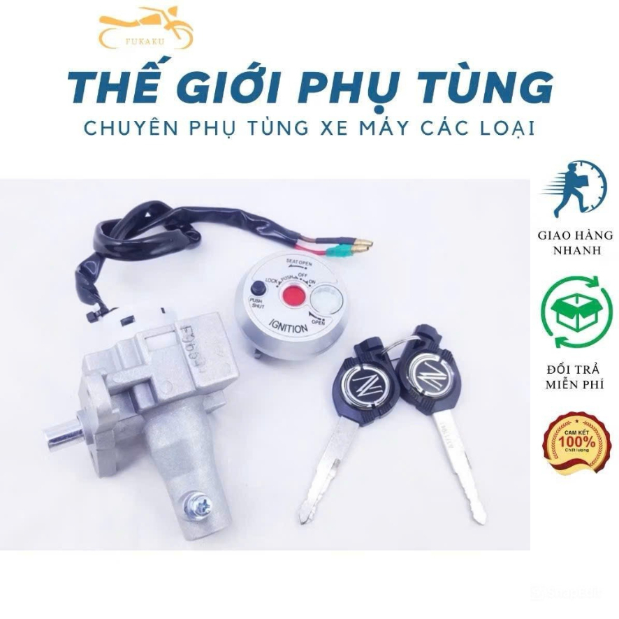 Bộ Ổ Khoá Xe NOUVO 5 (Nouvo SX) Hàng Cao Cấp