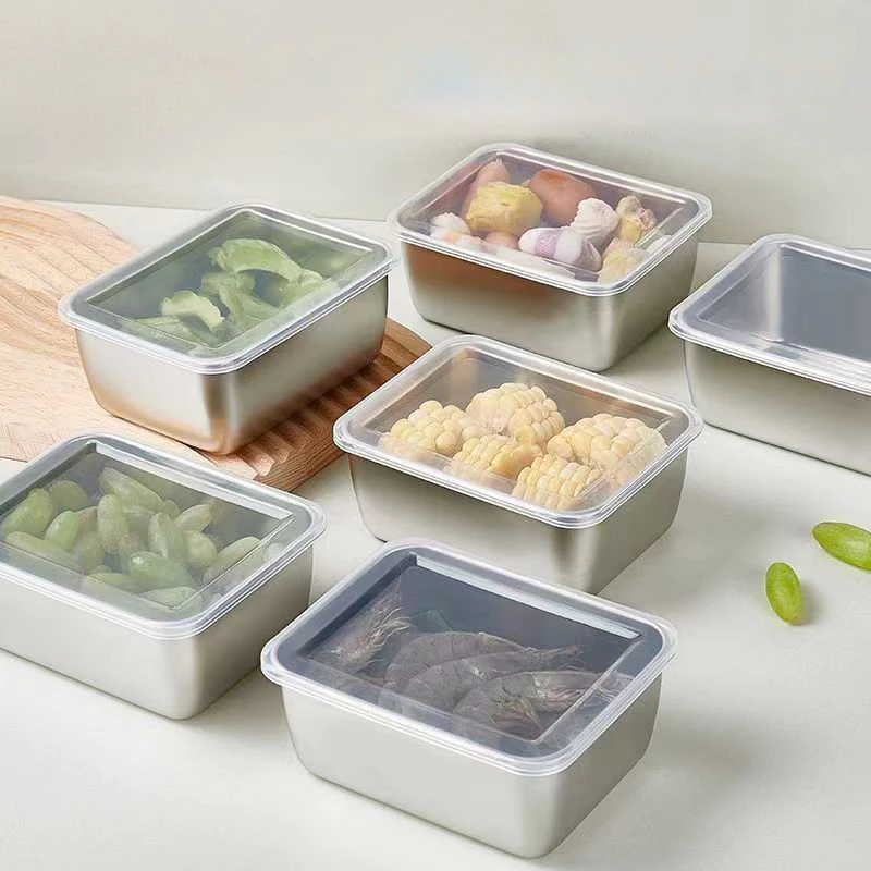 Hộp Đựng Thực Phẩm Inox 304 Có Nắp Đa Năng