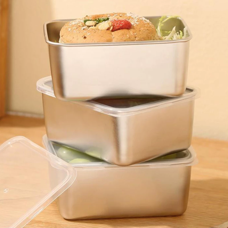 Hộp Đựng Thực Phẩm Inox 304 Có Nắp Đa Năng