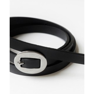 HYPNOTISM | "CIRCLE LEATHER BELT'' - Thắt lưng da khóa tròn