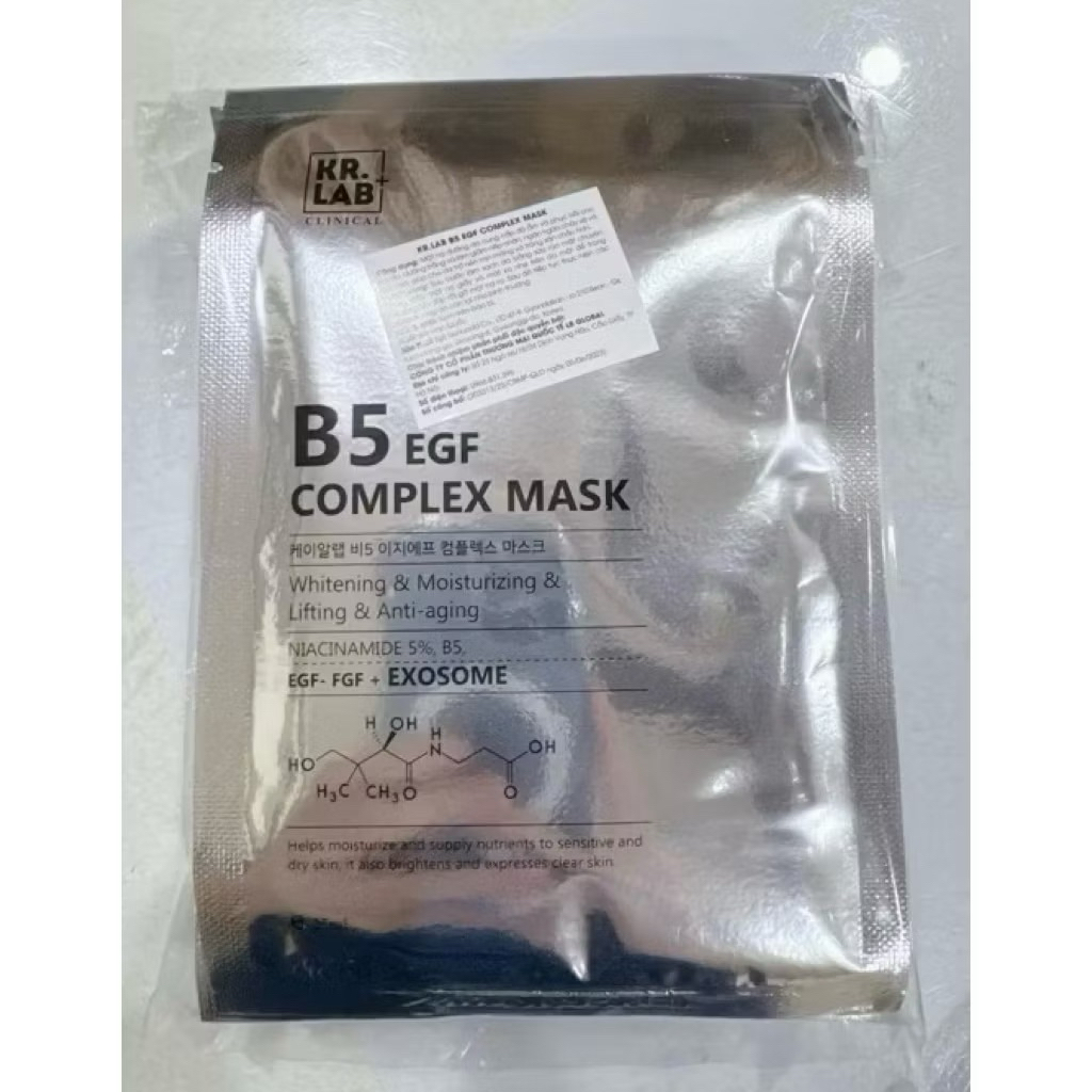 1-5 miếng Mặt nạ Kr.lab B5 EGF complex mask - hạn 2028 Hàn Quốc IS249