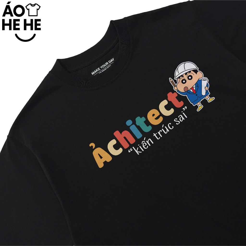 Áo thun Hài Hước Kiến Trúc Sai Architect Câu Nói Text Hài Meme Form Rộng Cotton 250gsm In Áo Theo Yêu Cầu