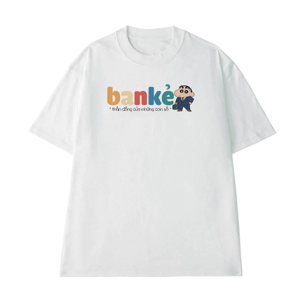 Áo thun In Chữ Hài Hước Thần Đồng Những Con Số Banker Câu Nói Text Hài Meme Form Rộng Cotton 250gsm In Áo Theo Yêu Cầu