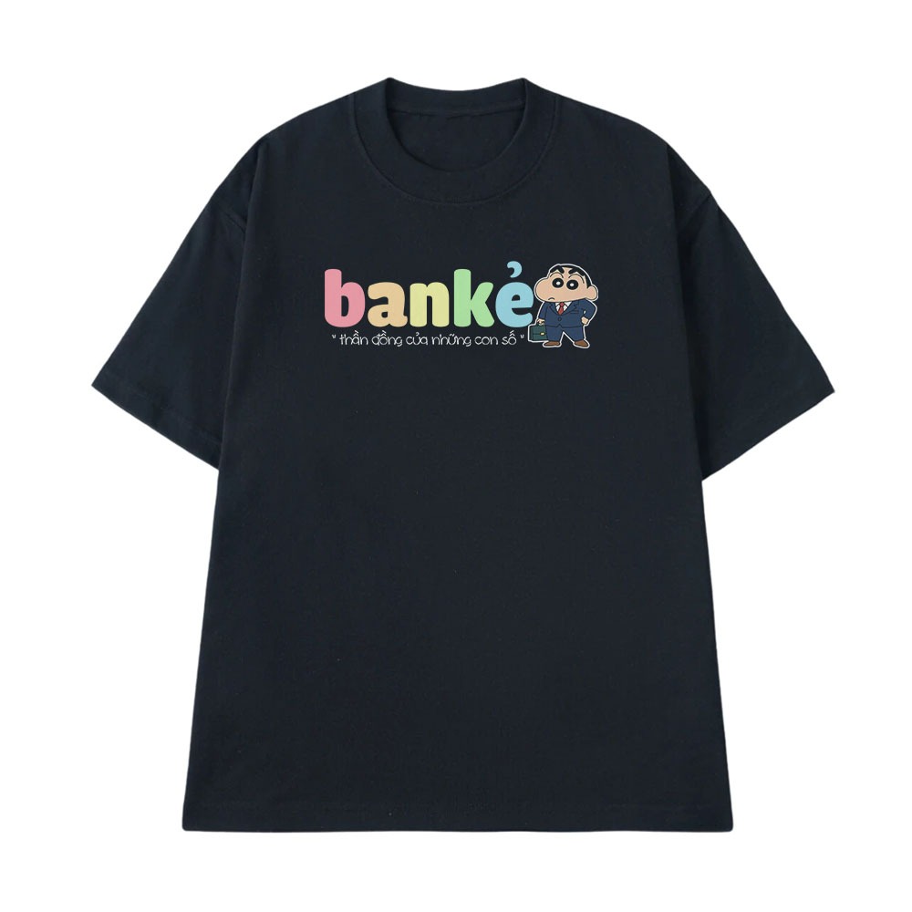 Áo thun In Chữ Hài Hước Thần Đồng Những Con Số Banker Câu Nói Text Hài Meme Form Rộng Cotton 250gsm In Áo Theo Yêu Cầu