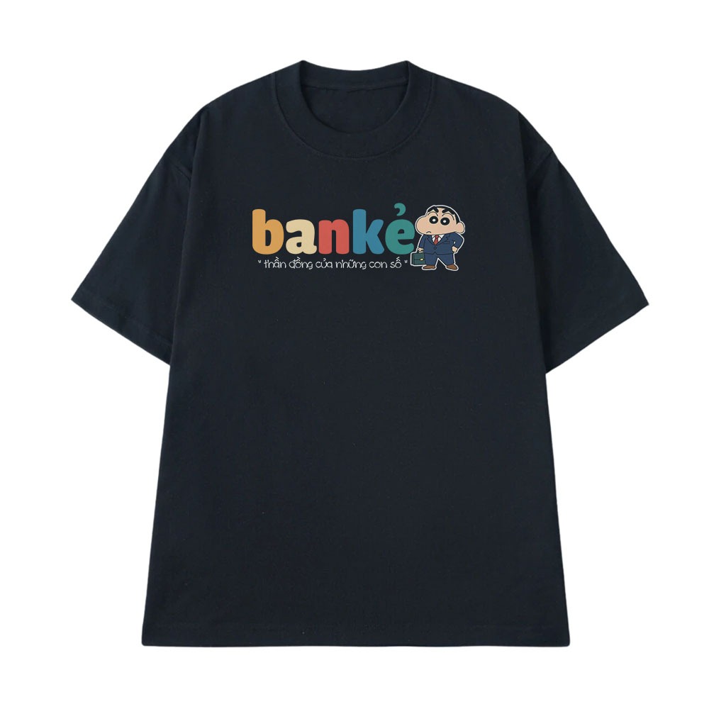 Áo thun In Chữ Hài Hước Thần Đồng Những Con Số Banker Câu Nói Text Hài Meme Form Rộng Cotton 250gsm In Áo Theo Yêu Cầu