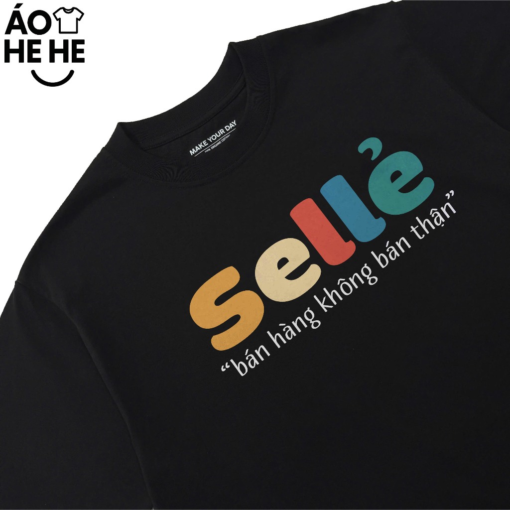 Áo thun In Chữ Hài Hước Bán Hàng Không Bán Thận Banker Câu Nói Text Hài Ngành Nghề Công Việc Form Rộng Cotton 250gsm