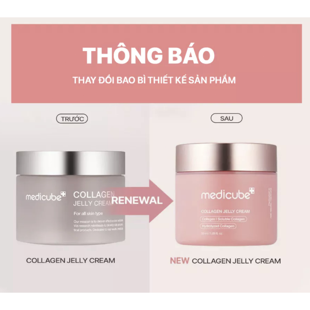 Kem Dưỡng Thạch Săn Chắc Da MEDICUBE Collagen Jelly Cream 110ml