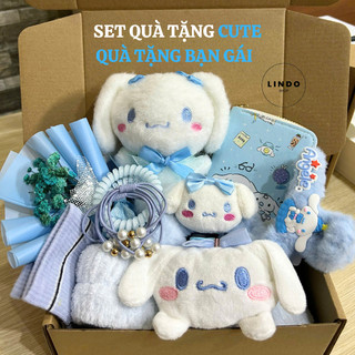 Quà Sinh Nhật Cinnamoroll LINDO, Set Quà Cute Tặng Bạn Gái Các Dịp Đặc Biệt 8/3, 20/10, Valentine