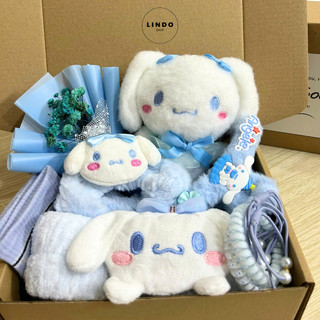Quà Sinh Nhật Cinnamoroll LINDO, Set Quà Cute Tặng Bạn Gái Các Dịp Đặc Biệt 8/3, 20/10, Valentine