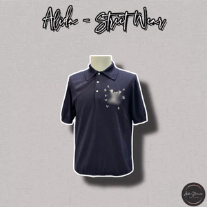 ⚡️[Hight Quality] Áo Polo Len Nam Nữ Thiết Kế Cổ Bẻ - Chữ Thêu To Phối Chim Bay Tạo Cảm Giác Sinh Động Mềm Mại