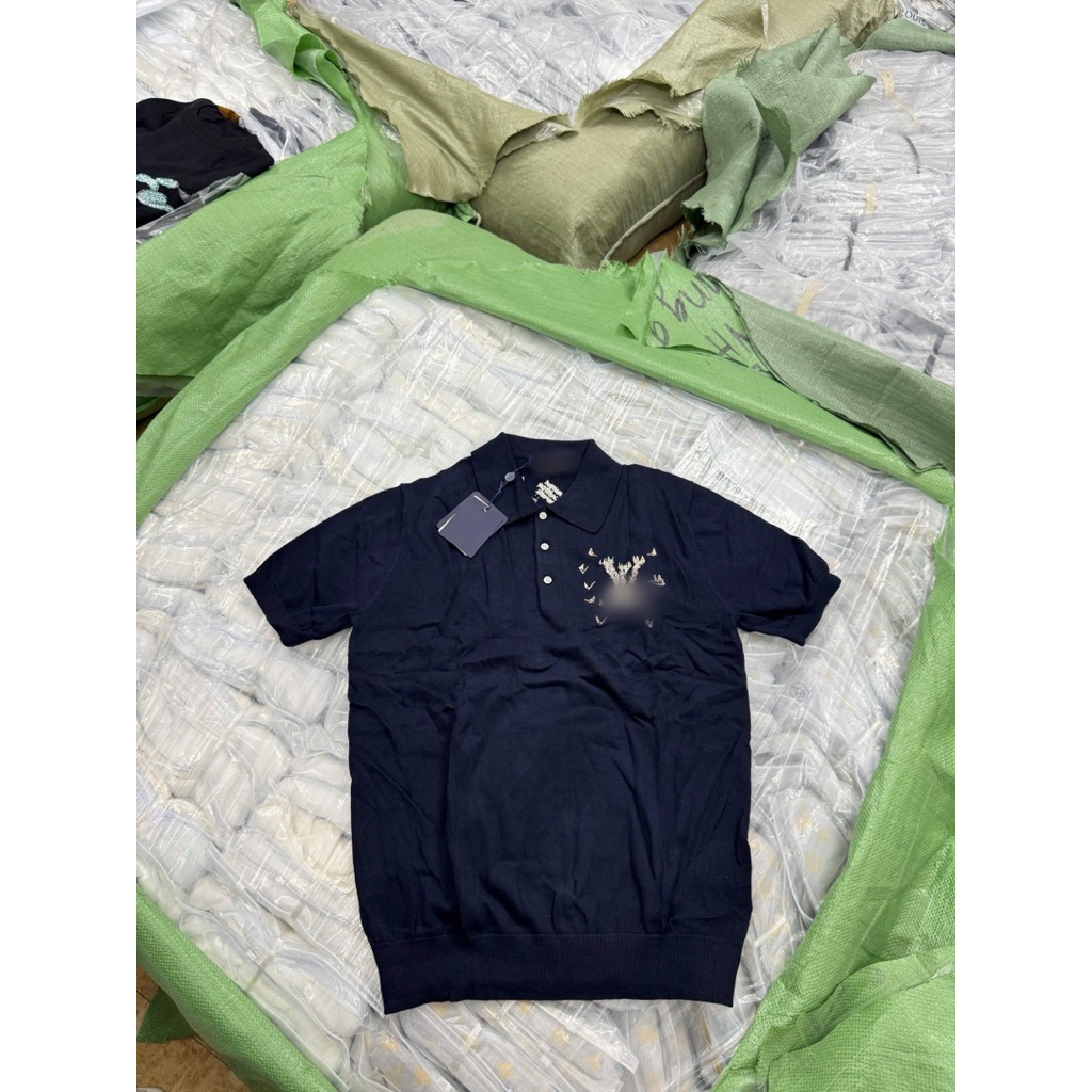 ⚡️[Hight Quality] Áo Polo Len Nam Nữ Thiết Kế Cổ Bẻ - Chữ Thêu To Phối Chim Bay Tạo Cảm Giác Sinh Động Mềm Mại