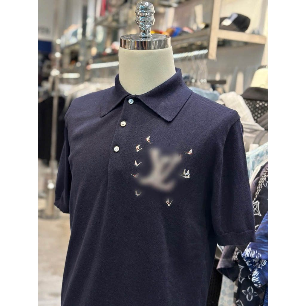 ⚡️[Hight Quality] Áo Polo Len Nam Nữ Thiết Kế Cổ Bẻ - Chữ Thêu To Phối Chim Bay Tạo Cảm Giác Sinh Động Mềm Mại