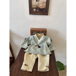 Hanbok bé trai phong cách hàn quốc em bé