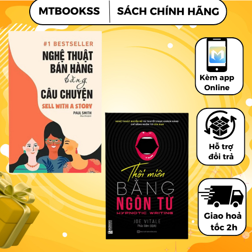 Sách - Combo Nghệ Thuật Bán Hàng Bằng Câu Chuyện + Thôi Miên Bằng Ngôn Từ