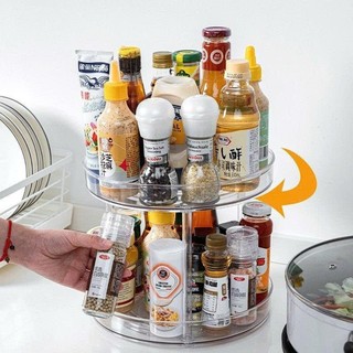 Kệ Xoay Đa Năng 360 Độ Đụng Gia Vị, Kệ Xoay Đa Năng Nhà Bếp