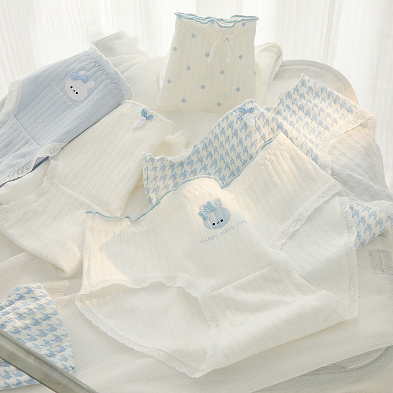 Combo 10 Quần Lót Cotton Nữ In Hình Thỏ Nơ – Mềm Mại Q25