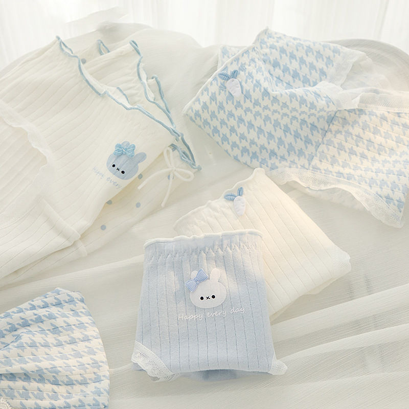 Combo 10 Quần Lót Cotton Nữ In Hình Thỏ Nơ – Mềm Mại Q25