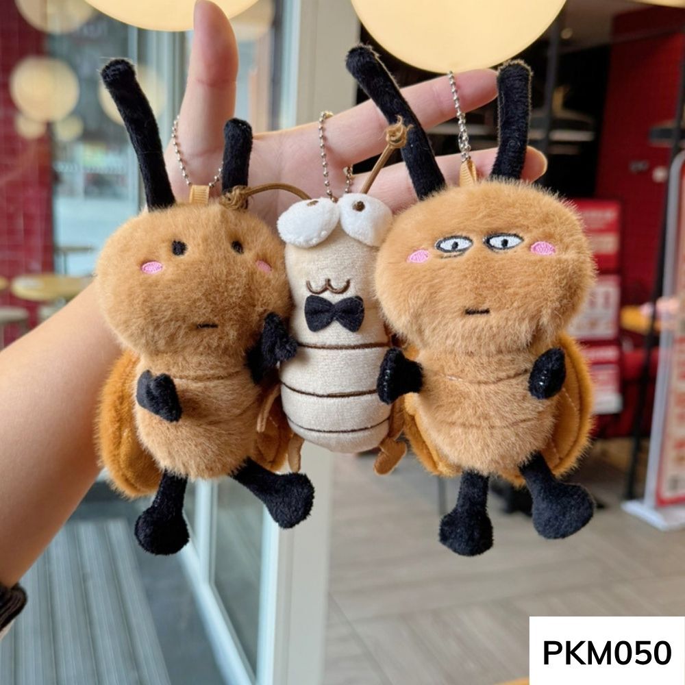 Móc khóa hình con gián ngộ nghĩnh dễ thương trang trí balo , túi xách cho học sinh PKM050 gagastore