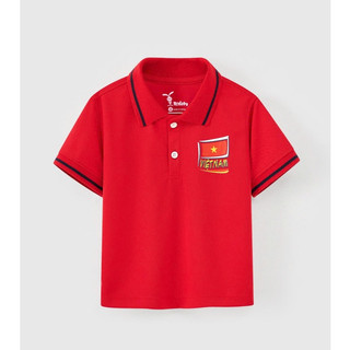 Áo thun polo ngắn tay in cờ Việt Nam bé trai Rabity 901.900