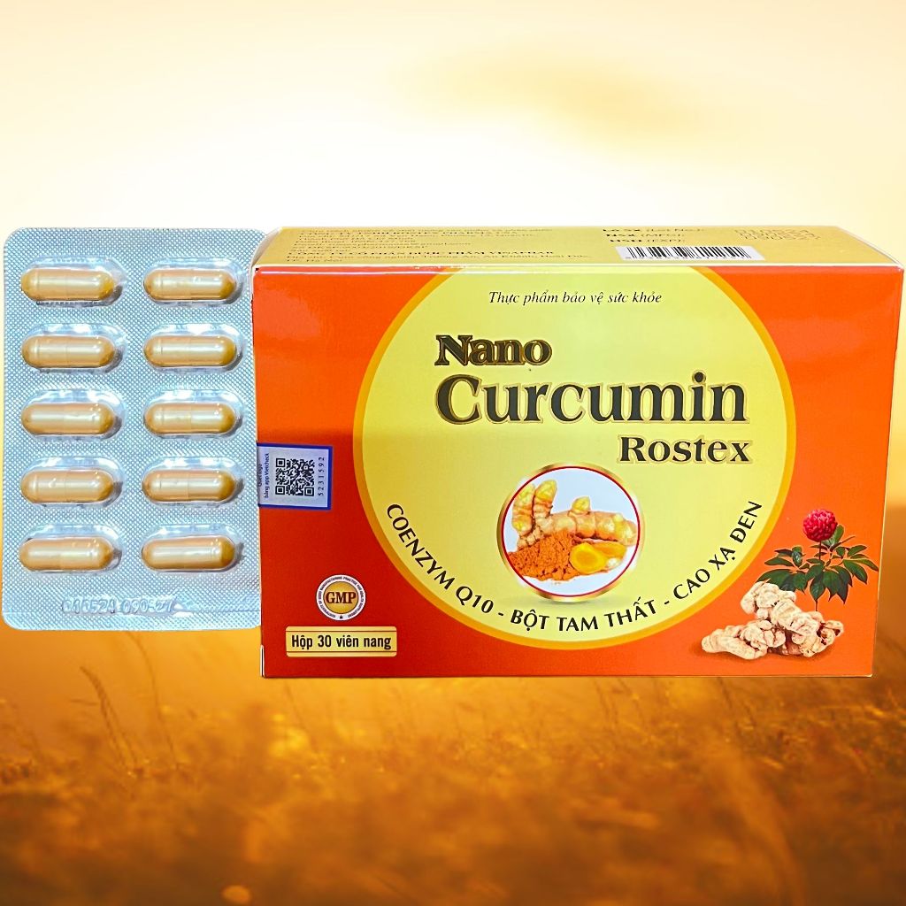 Combo 2 Hộp Nano Curcumin Rostex - Rostex - Vinaphar - Vitamin Thanh Lọc
