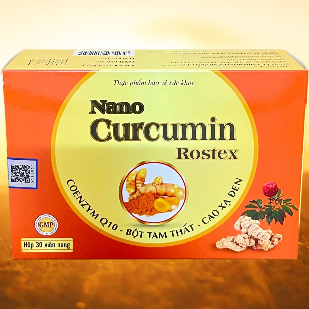 Combo 2 Hộp Nano Curcumin Rostex - Rostex - Vinaphar - Vitamin Thanh Lọc