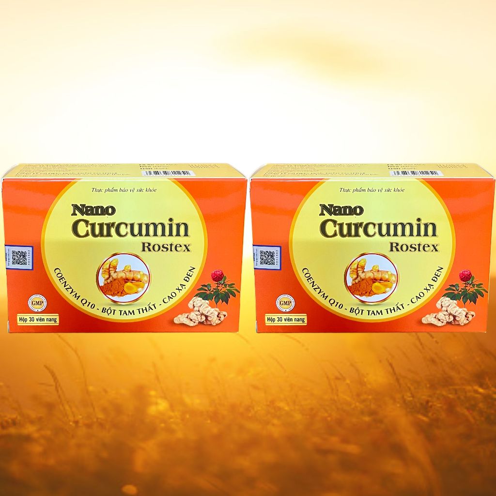 Combo 2 Hộp Nano Curcumin Rostex - Rostex - Vinaphar - Vitamin Thanh Lọc