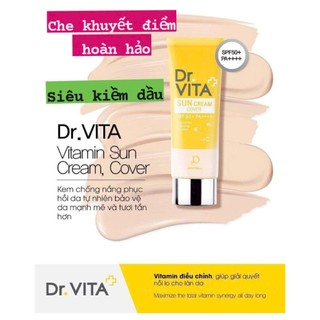 Kem Chống Nắng Vật Lý DR.VITA SUN CREAM COVER Hàn Quốc 60g
