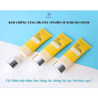 Kem Chống Nắng Vật Lý DR.VITA SUN CREAM COVER Hàn Quốc 60g