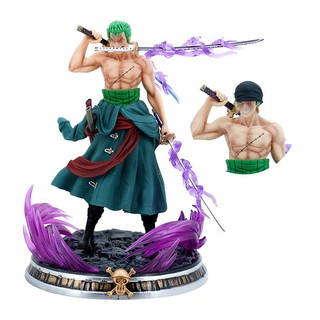 Tượng GK Roronoa Zoro - Phiên bản Dream, 2 đầu thay thế, kiếm tam đao - Mô hình anime Ship Từ Hà Nội