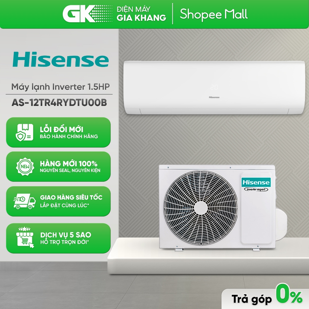 AS-12TR4RYDTU00B - Máy Lạnh Hisense Inverter 1.5 HP 12TR4RYDTU00B ...