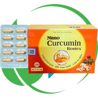 Combo 2 Hộp Nano Curcumin Rostex - Rostex - Vinaphar - Vitamin Phục Hồi