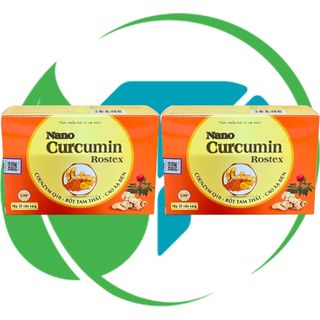 Combo 2 Hộp Nano Curcumin Rostex - Rostex - Vinaphar - Vitamin Phục Hồi