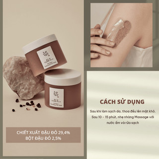 Mặt nạ đất sét đậu đỏ Beauty of Joseon Red Bean Refreshing Pore Mask 140ml tẩy tế bào chết và làm sạch da