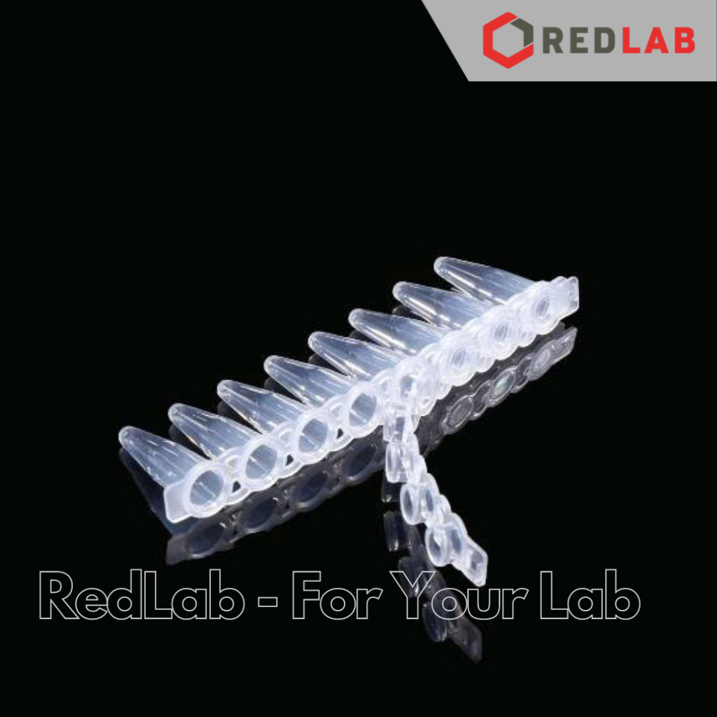 [125 trips+125 caps] Tuýp PCR 8-strip 0.2ml + Nắp cho tuýp PCR 8-strip ...