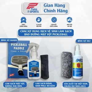 Chai Xịt Dung Dịch Vệ Sinh Làm Sạch Bảo Dưỡng Mặt Vợt Pickleball An Toàn, Tiện Lợi