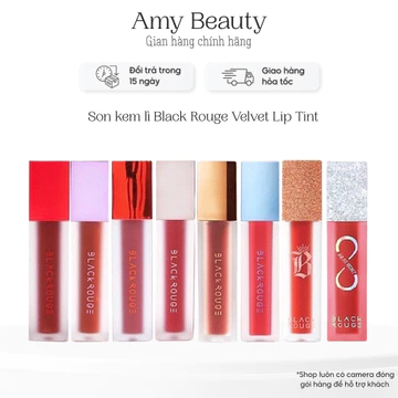 (Full màu) Son Kem Lì BLACK ROUGE AIRFIT VELVET TINT
