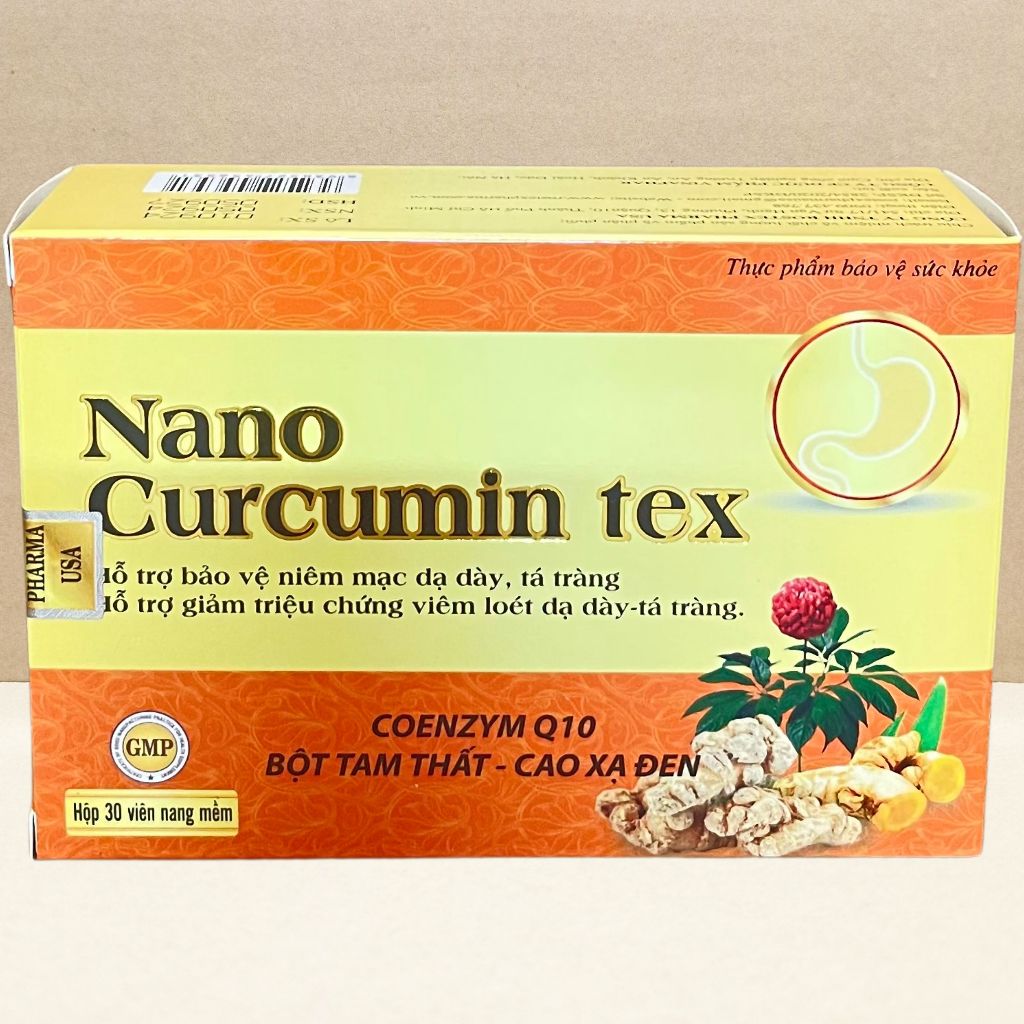 Combo 5 Hộp Nano Curcumin Tex Vỉ - Rostex - Vinaphar - Vitamin Chữa Lành
