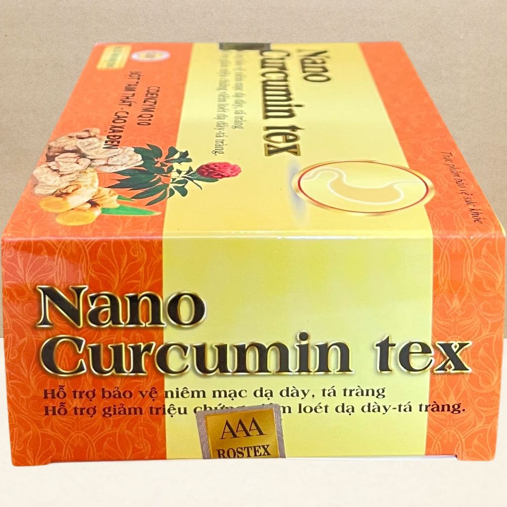 Combo 5 Hộp Nano Curcumin Tex Vỉ - Rostex - Vinaphar - Vitamin Chữa Lành