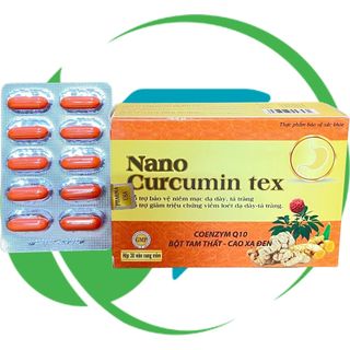 Combo 3 Hộp Nano Curcumin Tex Vỉ - Rostex - Vinaphar - Vitamin Phục Hồi