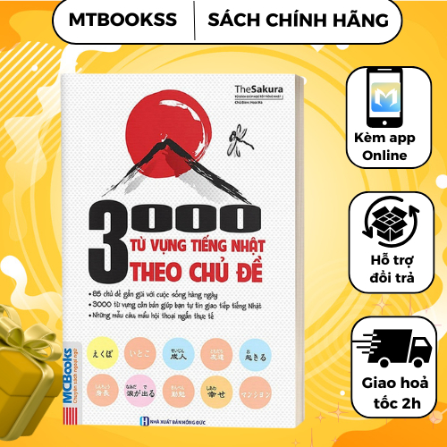 Sách - Combo Tự Học Tiếng Nhật Dành Cho Người Mới Bắt Đầu + 3000 từ vựng tiếng Nhật theo chủ đề