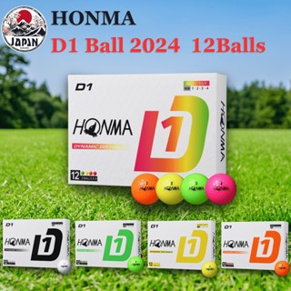 HONMA D1 Golf Ball 2024 | Bóng golf cảm giác mềm | Tối ưu khoảng cách cho mọi tốc độ swing