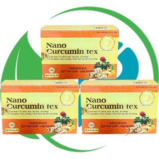 Combo 3 Hộp Nano Curcumin Tex Vỉ - Rostex - Vinaphar - Vitamin Phục Hồi