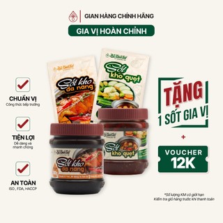 Sốt Gia Vị Kho Thịt Cá Gói 80 Gram/Hũ 300 Gram THẾ GIỚI SỐT Gia Vị Hoàn Chỉnh Nấu Ăn Tiện Lợi Chuẩn Vị Đậm Việt