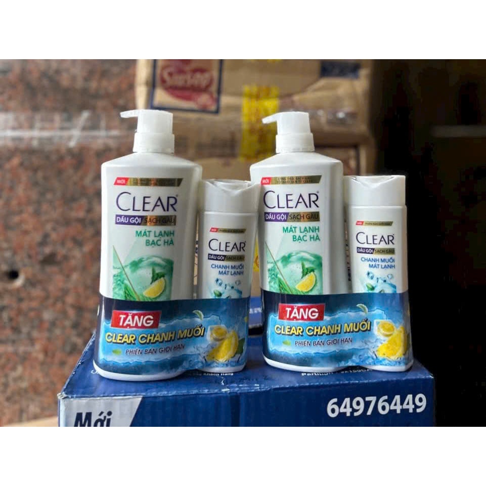Dầu gội đầu CLEAR sạch gàu và vi khuẩn suốt 24 Giờ 630g